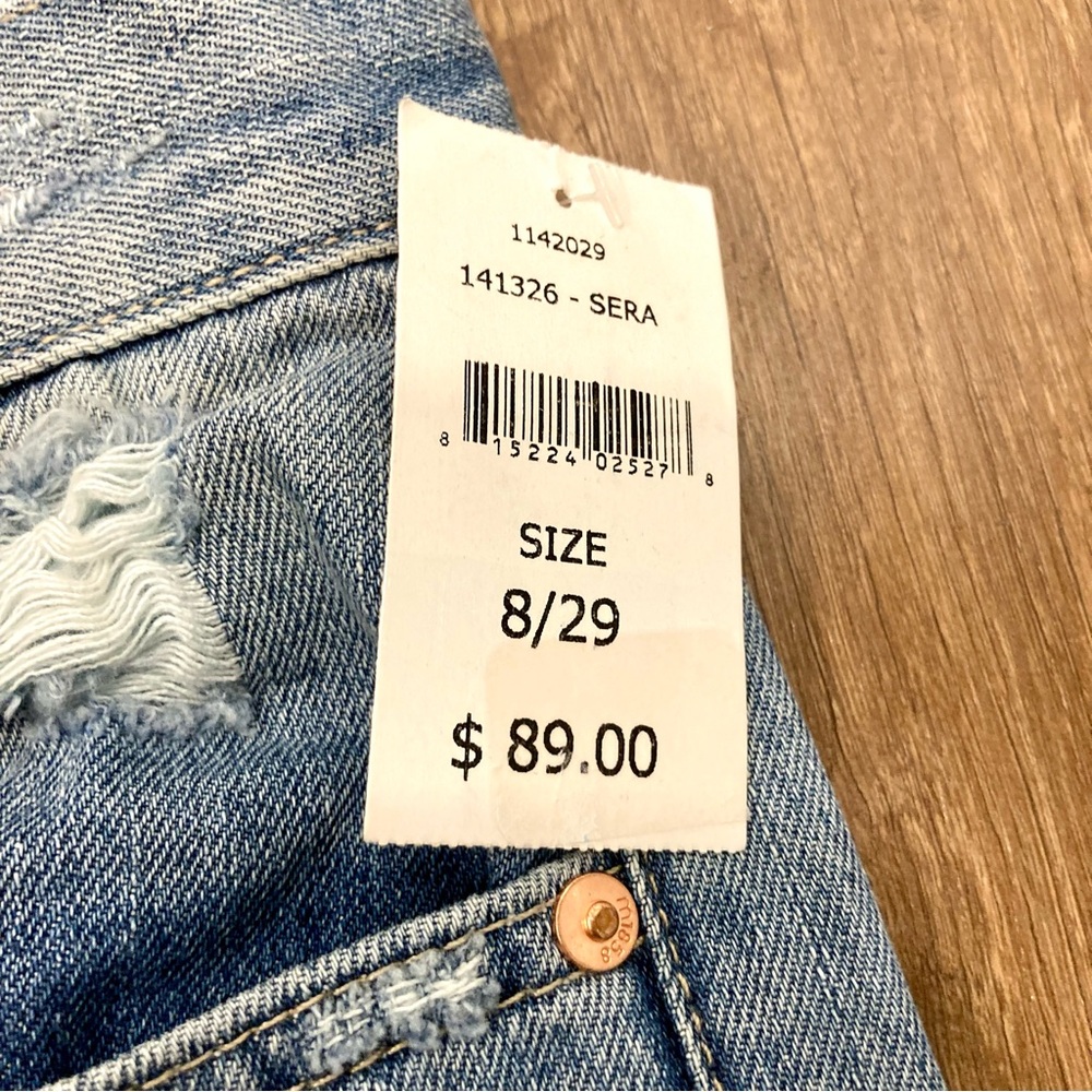 M1858 Women’s Jeans Frida Classic High Rise Straight Size 8 NWT Light Wash - Picture 8 of 15